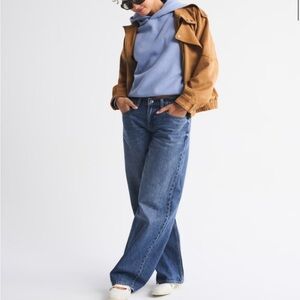 Abercrombie & Fitch The Ultra Loose Fit Low Rise Denim